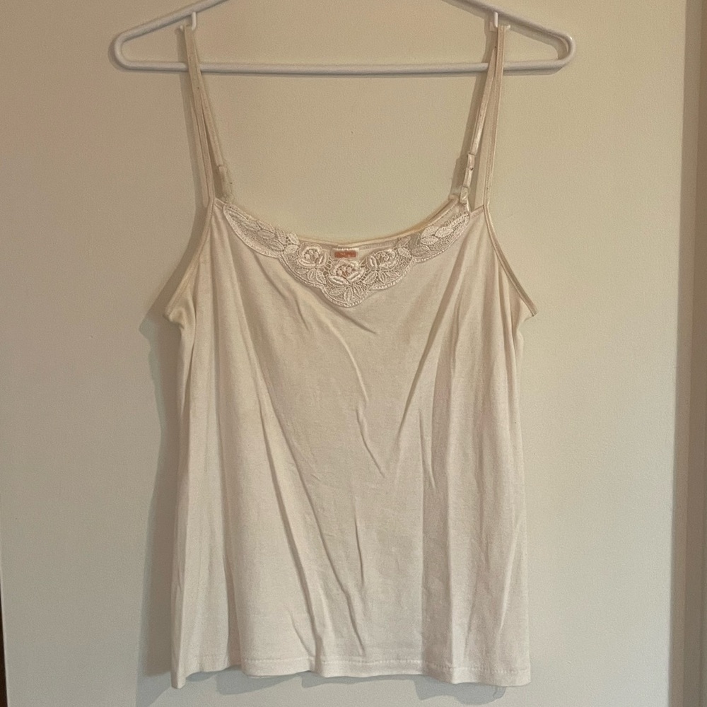 Lace cami tank top